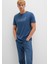 Mavi Logo Baskılı Mavi Tişört 065781-90609 11