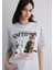 Kedi Baskılı Gri Tişört 1613097-88467 9