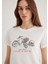 Bisiklet Baskılı Ekru Tişört 1613198-70057 11