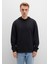 Kapüşonlu Siyah Sweatshirt 0S10417-900 9