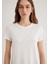 Ekru Basic Tişört 1613075-70057 13