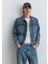 Ray Classic Denim Vintage İndigo Mavisi Jean Ceket 0110273-89412 8