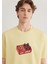 Müzik Baskılı Sarı Tişört 0612485-84567 12