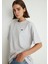 Bisiklet Yaka Basic Gri Tişört 1612188-80196 8