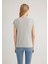 Mavi Logo Baskılı Gri Tişört 166422-25702 12