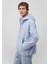 Yarı Fermuarlı Mavi Sweatshirt 0211256-88654 12