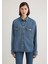 Bekka Classic Denim Indigo Mavisi Jean Gömlek 1211000-89250 11