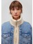 Rubina 90lar Açık Mavi Suni Kürklü Jean Ceket 1110278-88589 14
