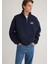 Mavi Logo Baskılı Yarı Fermuarlı Lacivert Sweatshirt 0S10208-70497 8