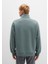 Yarı Fermuarlı Yeşil Basic Sweatshirt 0S10278-71577 11
