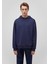 Kapüşonlu Lacivert Sweatshirt 0S10288-84371 12