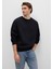 Bisiklet Yaka Siyah Basic Sweatshirt 0S10276-900 8