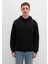 Kapüşonlu Siyah Basic Sweatshirt 0S10275-900 11