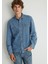 Ted Indigo Mavisi Denim Jean Gömlek 0210909-87933 7