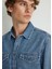Ted Indigo Mavisi Denim Jean Gömlek 0210909-87933 12