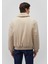 Dik Yaka Bej Bomber Ceket 0110465-86559 14