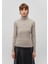 Boğazlı Gri Tişört 1612815-86585 11