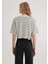 Çizgili Crop Tişört 1612700-85308 10