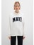 Mavi Logo Patchli Beyaz Sweatshirt 1S10175-80194 10