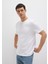 Organik Pamuk Beyaz Tişört 066483-620 8
