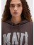 Mavi Logo Baskılı Kapüşonlu Kahverengi Sweatshirt 1600361-70222 12