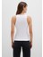 Halter Yaka Beyaz Basic Atlet 1612462-620 12