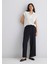 Geniş Paça Siyah Pantolon 1010682-900 7