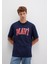 Mavi Logo Baskılı Lacivert Tişört 0611711-84371 11