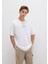 Miav Baskılı Oversize Beyaz Tişört 0611704-620 10