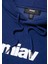 Erkek Mavi Logo Baskılı Kapüşonlu Mavi Sweatshirt 0S10001-70722 11