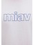 Miav Baskılı Oversize Beyaz Tişört 0611704-620 14