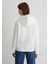 Kapüşonlu Beyaz Basic Sweatshirt 167299-70057 9