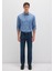 Martin Mavi Premium Puslu Koyu Mavi Jean Pantolon 0037885202 11