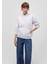 Kapüşonlu Açık Gri Basic Sweatshirt 167299-85438 9