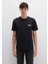 Mavi Logo Baskılı Siyah Tişört 0611714-900 11