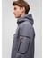 Kapüşonlu Gri Ceket 0110264-80776 15