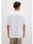 Miav Baskılı Oversize Beyaz Tişört 0611704-620 12