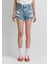 Tyra 90lar Yırtıklı Açık Mavi Jean Şort 1410011-84425 12