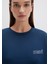 Mavi Logo Baskılı Lacivert Sweatshirt 1611656-82454 11