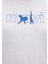Mavi Kedi Logo Baskılı Beyaz Tişört 1611478-620 13