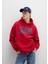 Mavi Logo Baskılı Kapüşonlu Kırmızı Sweatshirt 067149-70464 8
