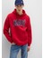 Mavi Logo Baskılı Kapüşonlu Kırmızı Sweatshirt 067149-70464 9