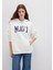 Mavi Logo Baskılı Kapüşonlu Beyaz Sweatshirt 1600361-81964 10