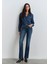Maria Gold Denim Koyu Mavi Jean Pantolon 101225-80680 11