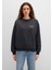 Mavi Logo Baskılı Antrasit Sweatshirt 1611656-82185 11