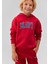 Mavi Logo Baskılı Kırmızı Kapüşonlu Sweatshirt 6610110-70464 6