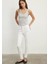 Tess Gold Luxury Beyaz Jean Pantolon 100328-81360 9