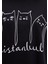 Kedi Baskılı Antrasit İstanbul Tişört 1610674-70087 14