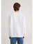 Miav Baskılı Beyaz Sweatshirt 0610925-620 12
