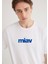 Miav Baskılı Beyaz Tişört 067153-620 10